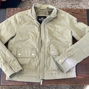 Hollister army green jacket
